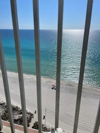 The view from the balcony