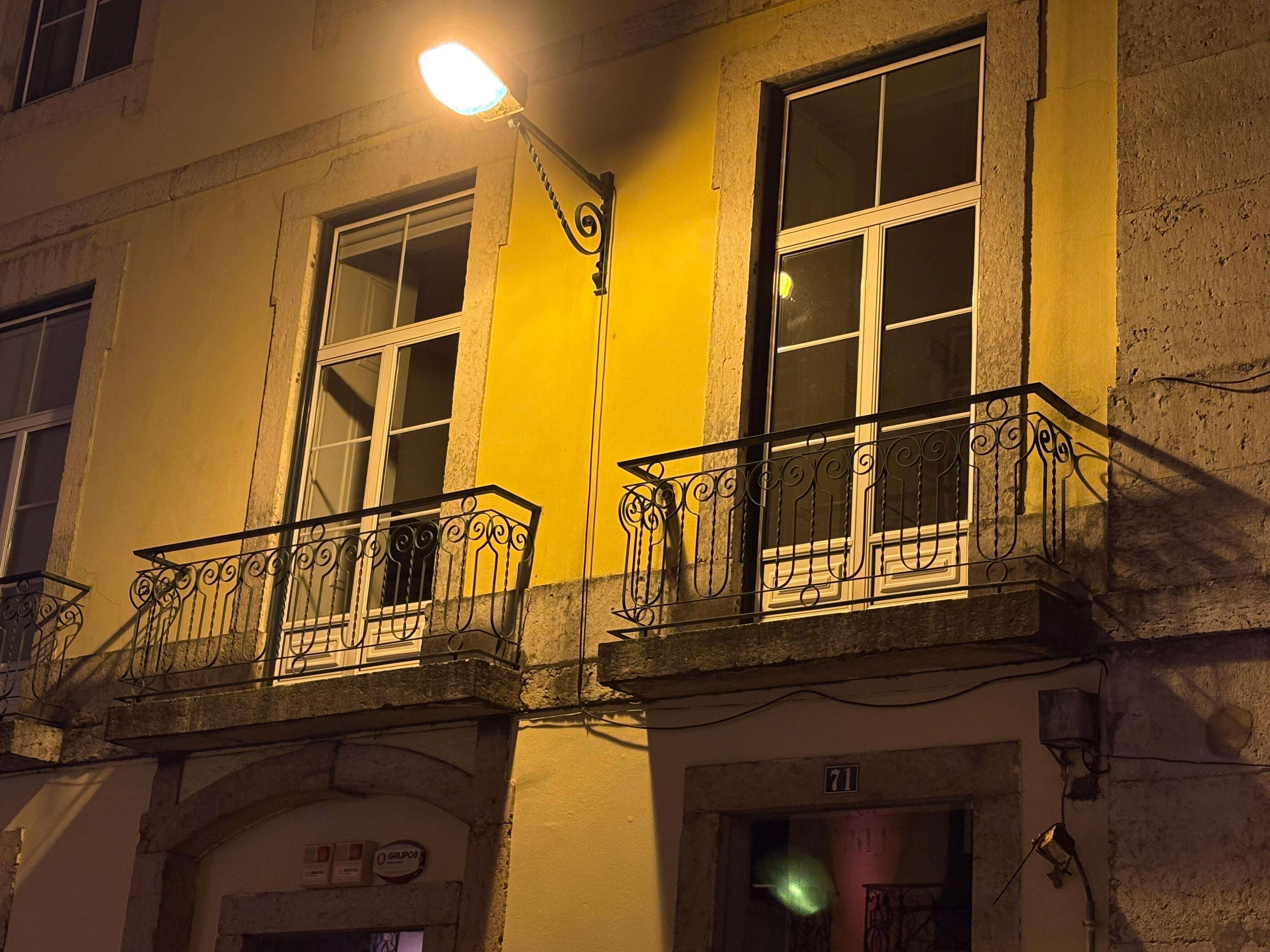 Our room from the street. 