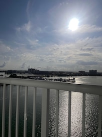 View from our balcony