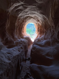 The Belly of the Dragon, a quick drive from the cabin.