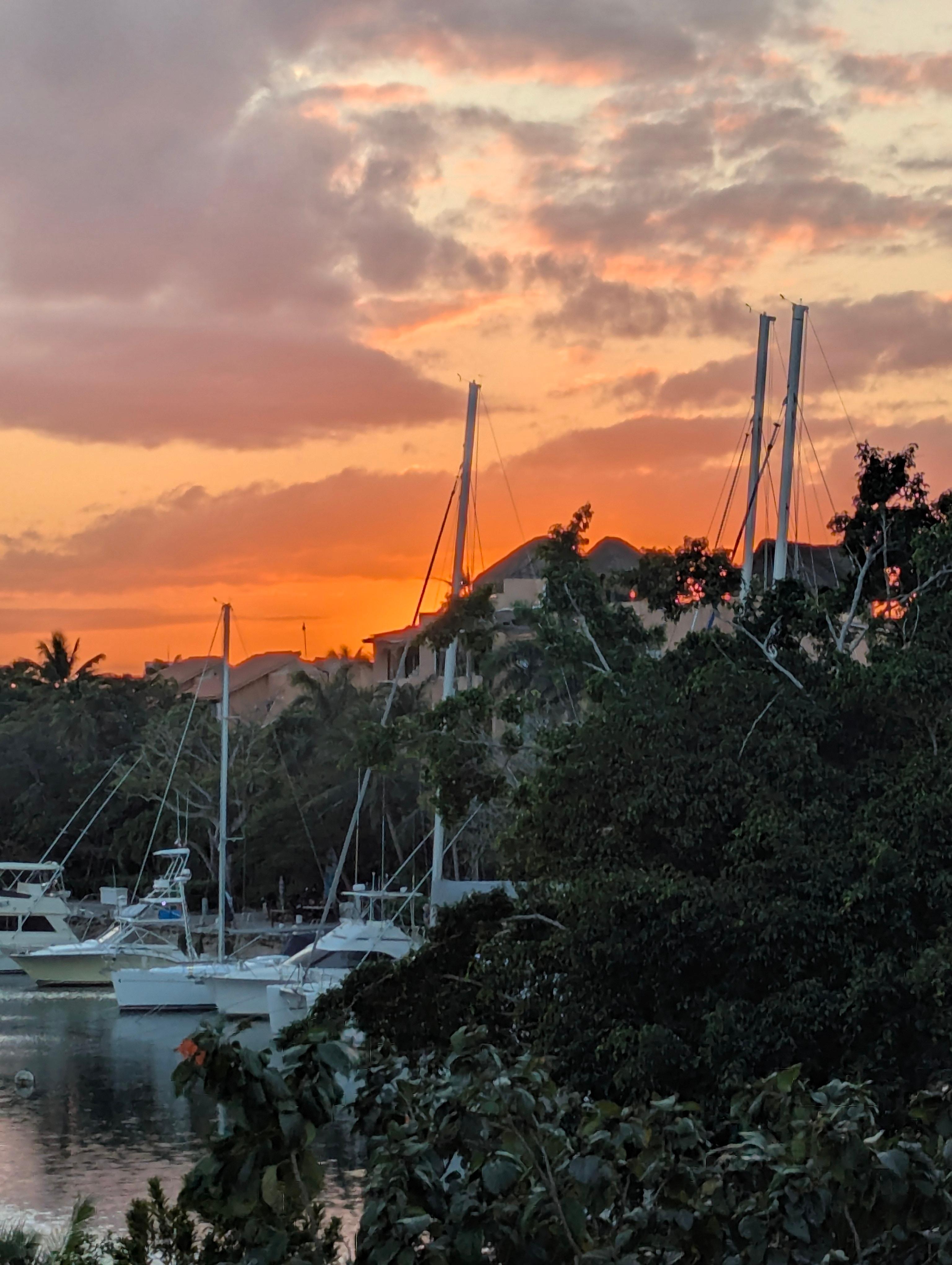 View from our balcony 