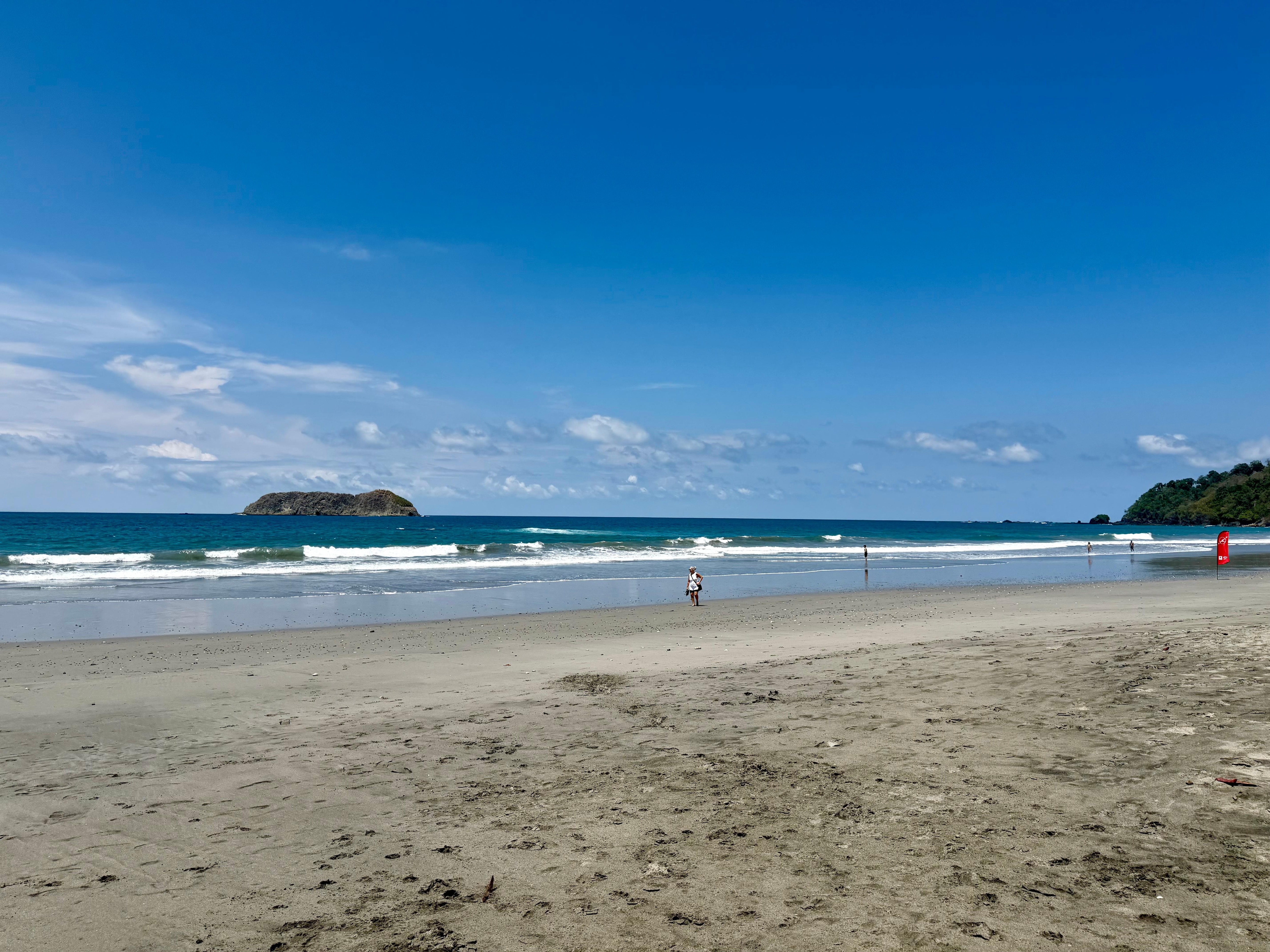 Beach is a short walk from the hotel.