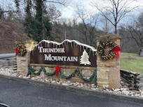 Entrance going up the mountain to cabin