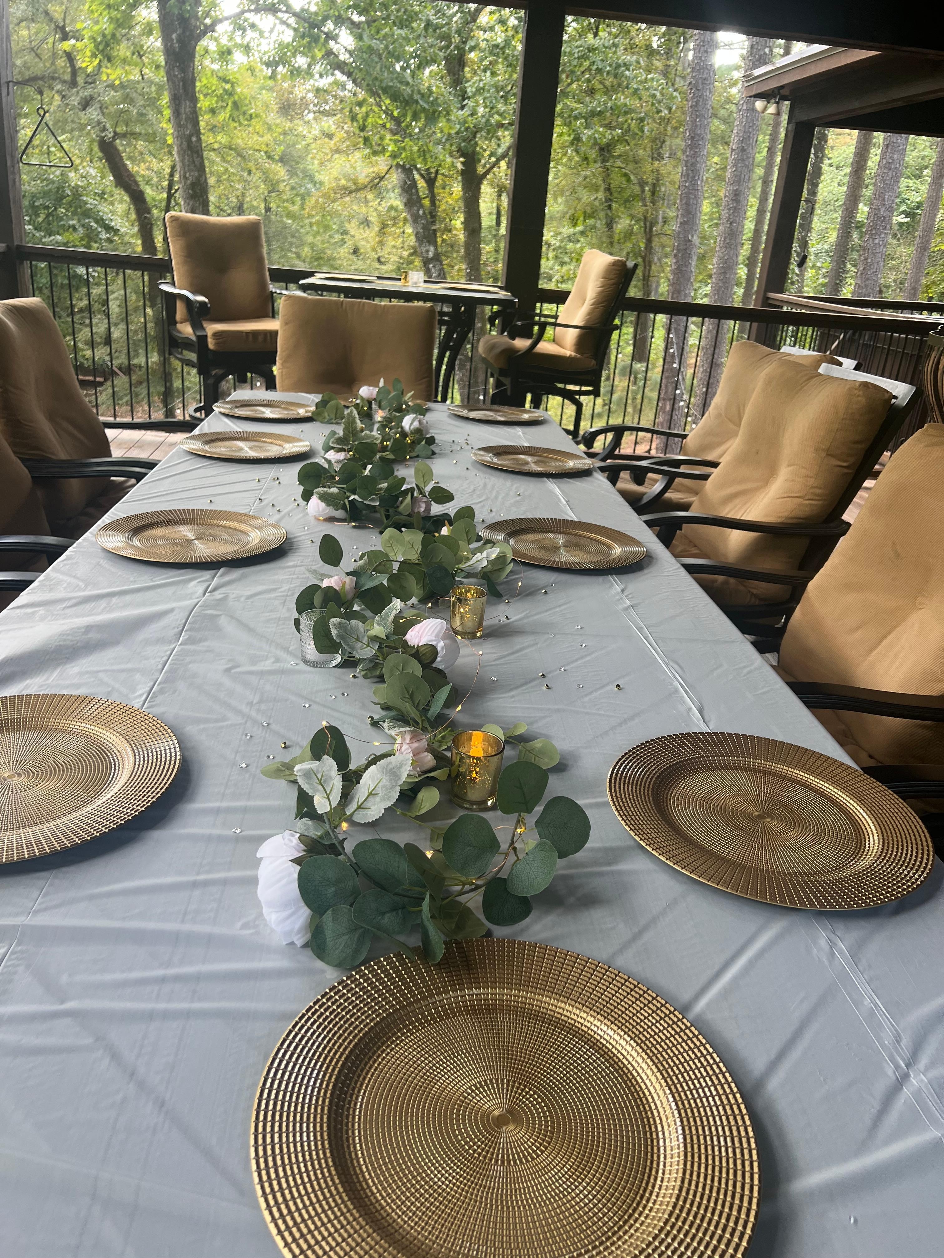 Spacious covered porch