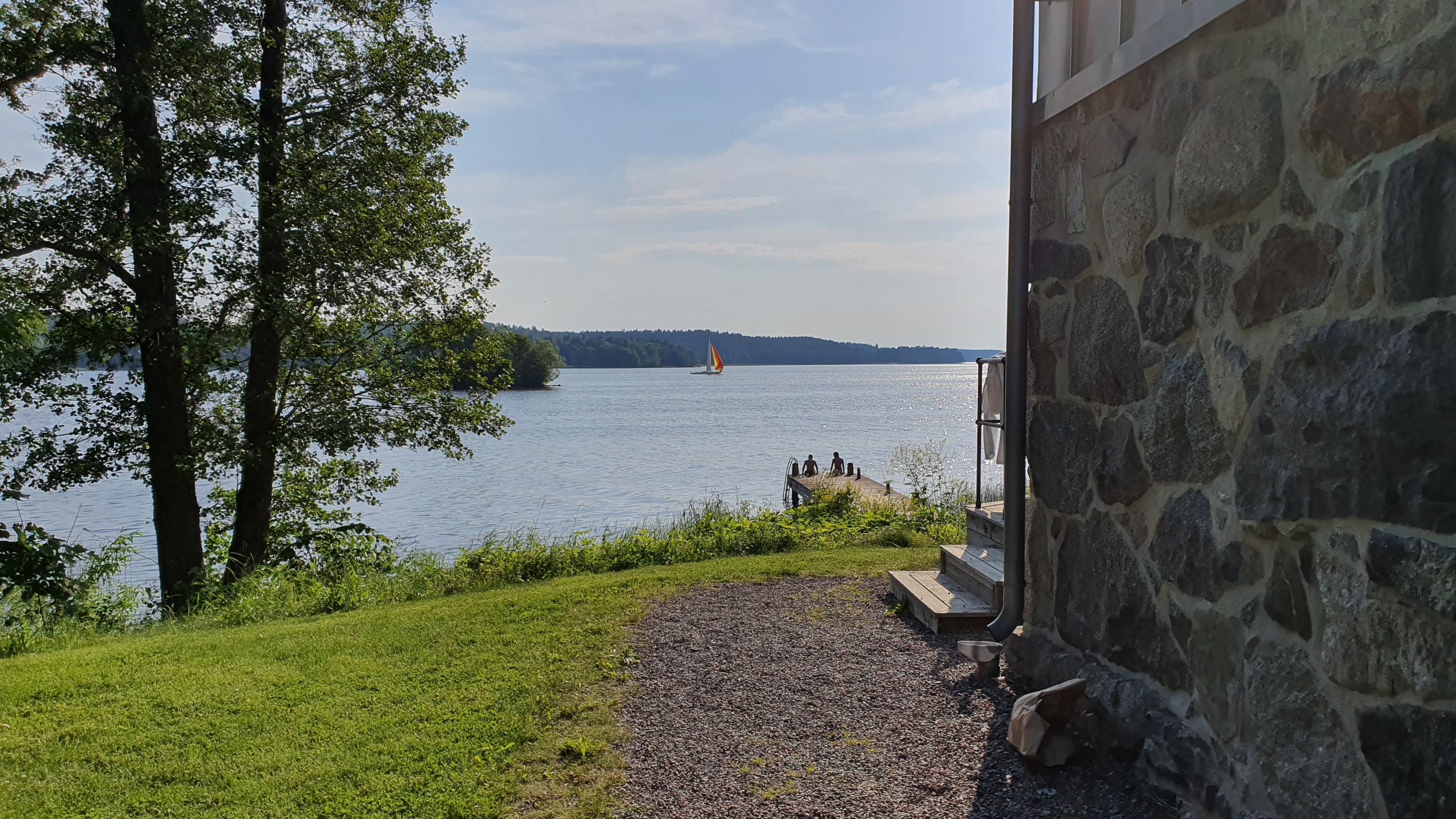 Sauna by the water