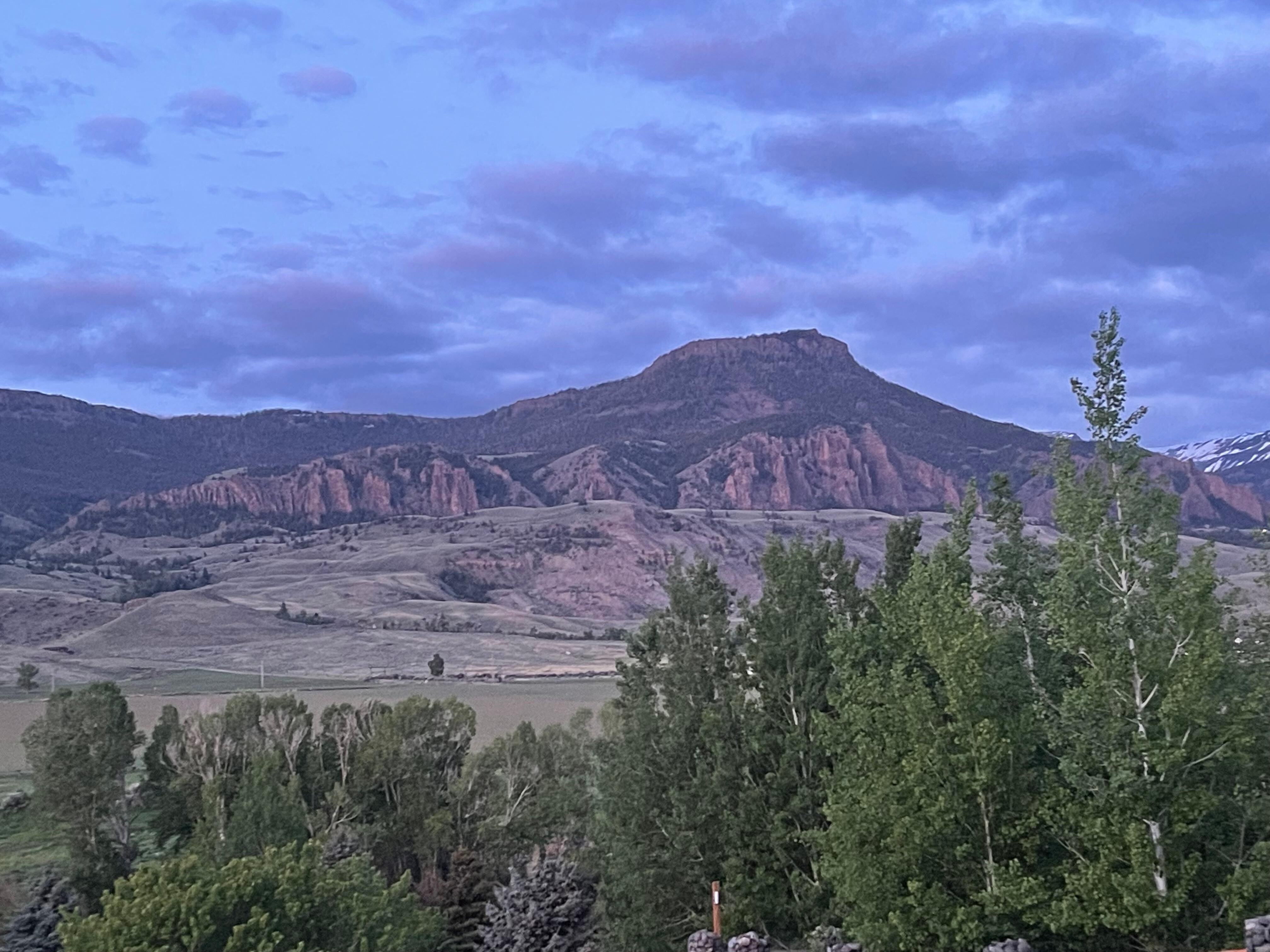 Front door view from the Highland Homestead Cabin