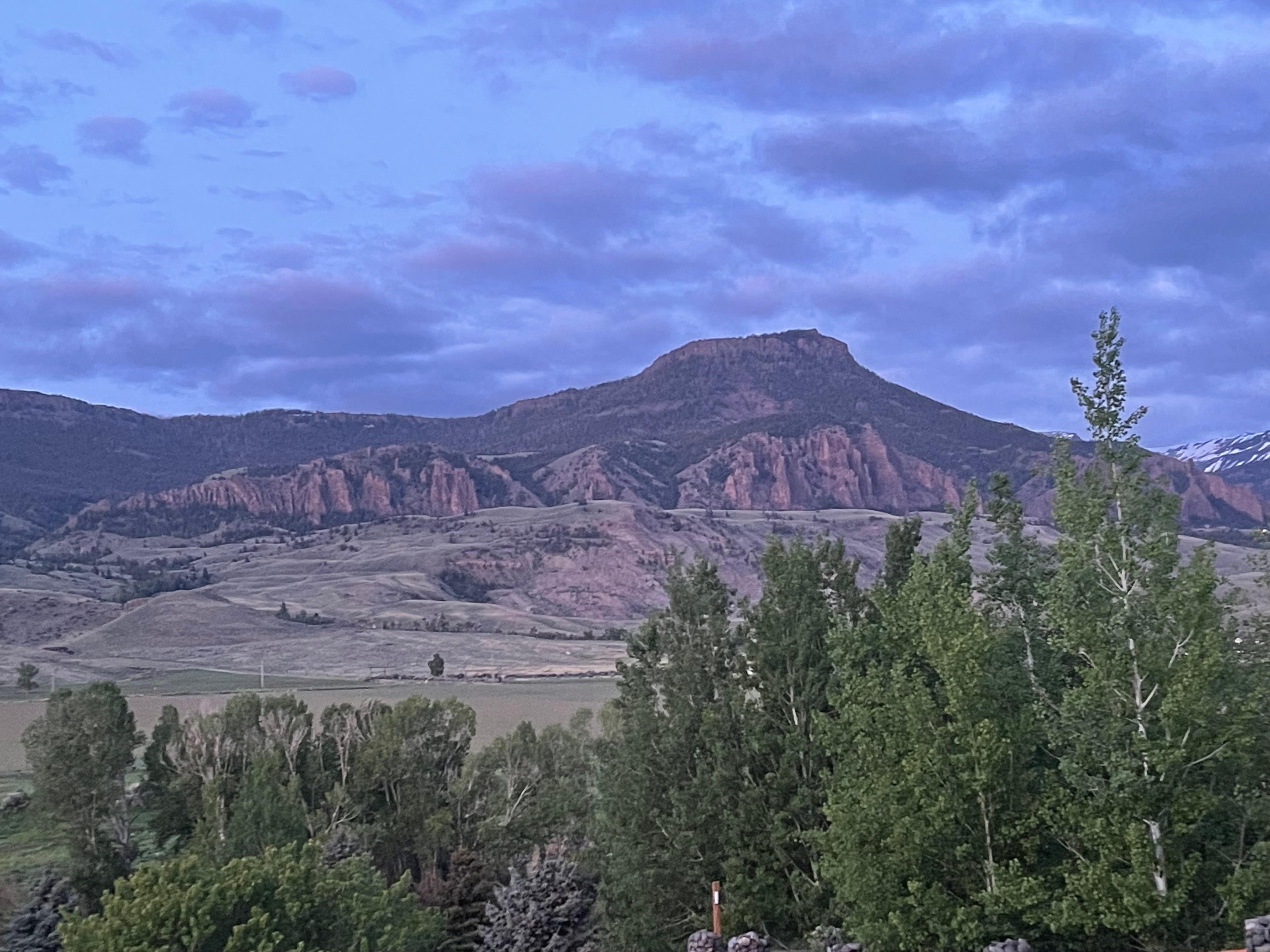 Front door view from the Highland Homestead Cabin