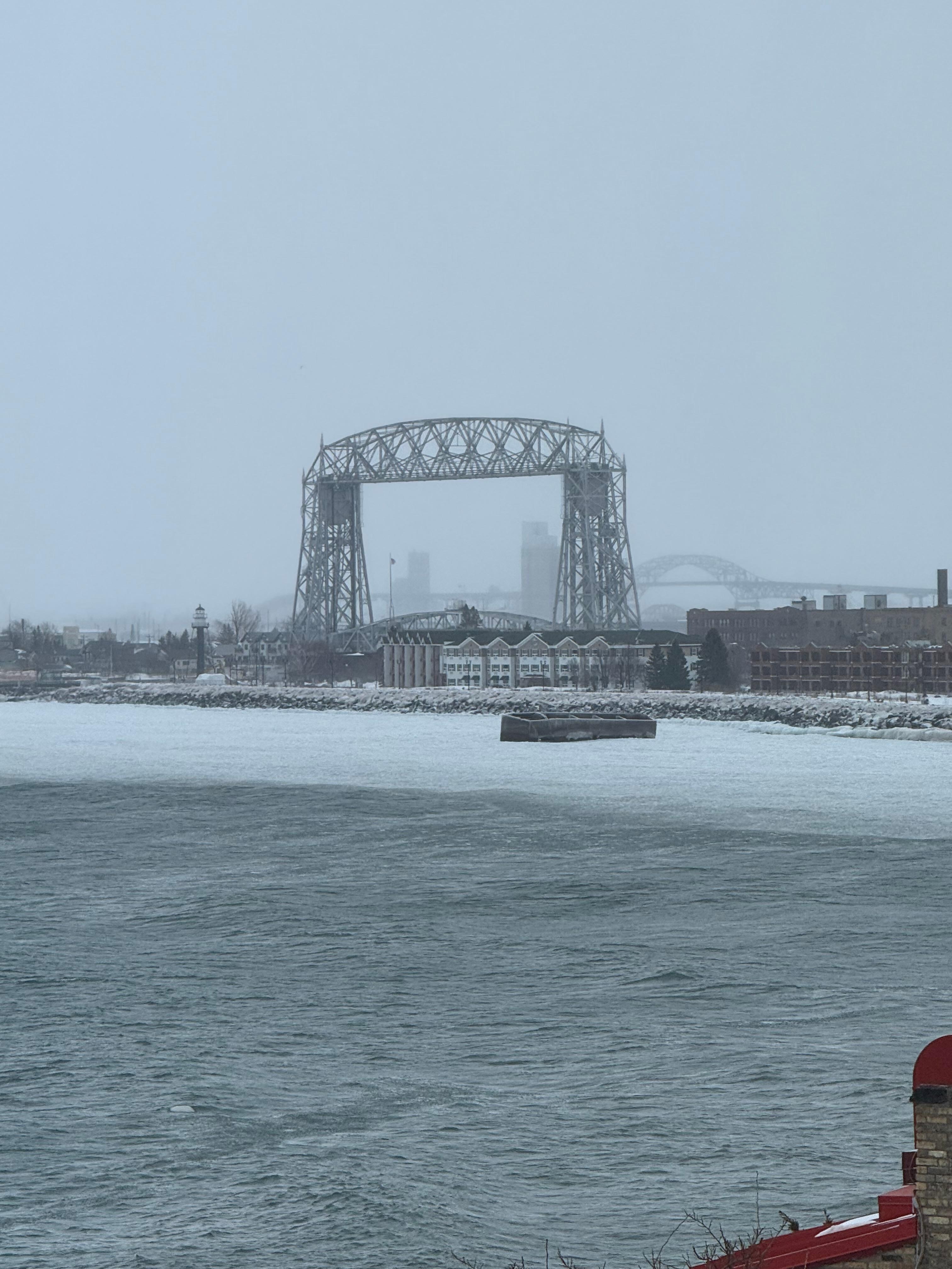 View from our room easy excess to the waterfront you walk to canal park if you wanted