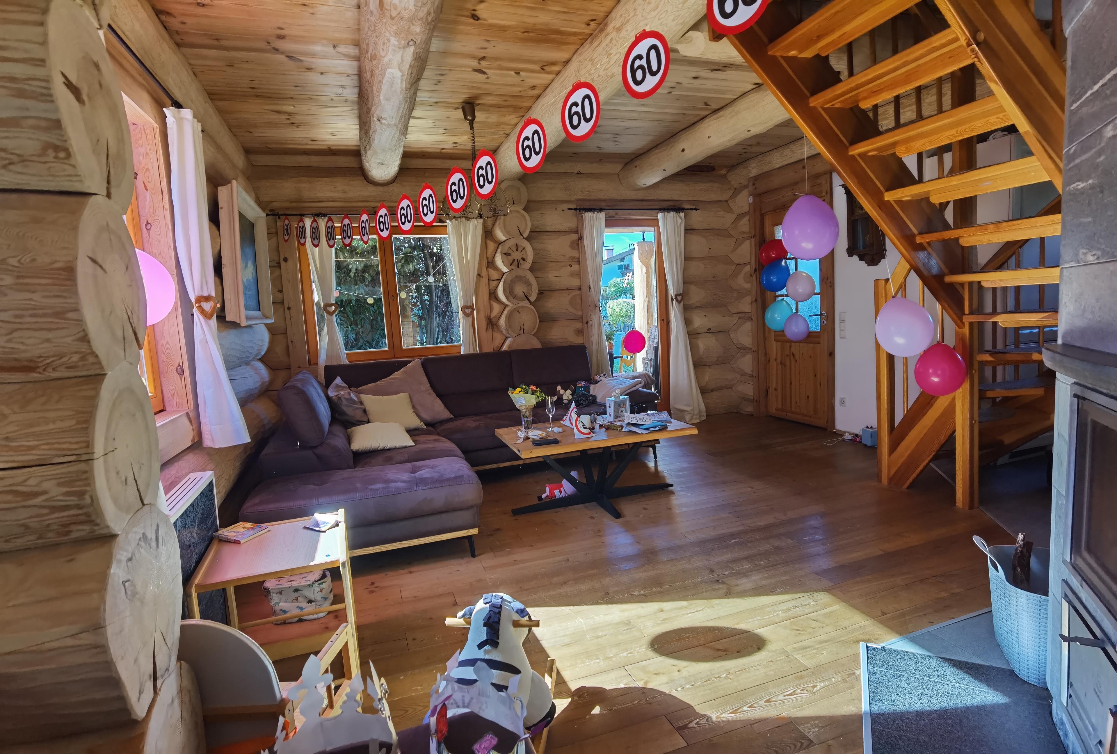 der dekorierte Wohnraum