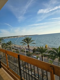 Ausblick vom Balkon