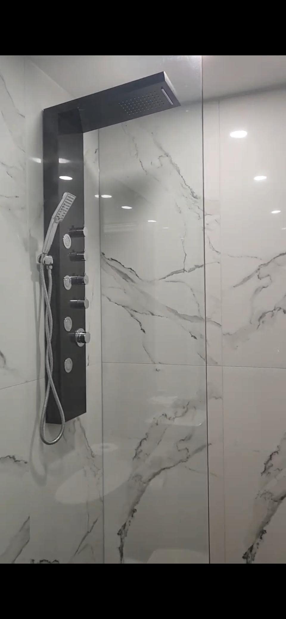 Shower in the other bathroom