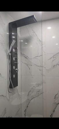 Shower in the other bathroom