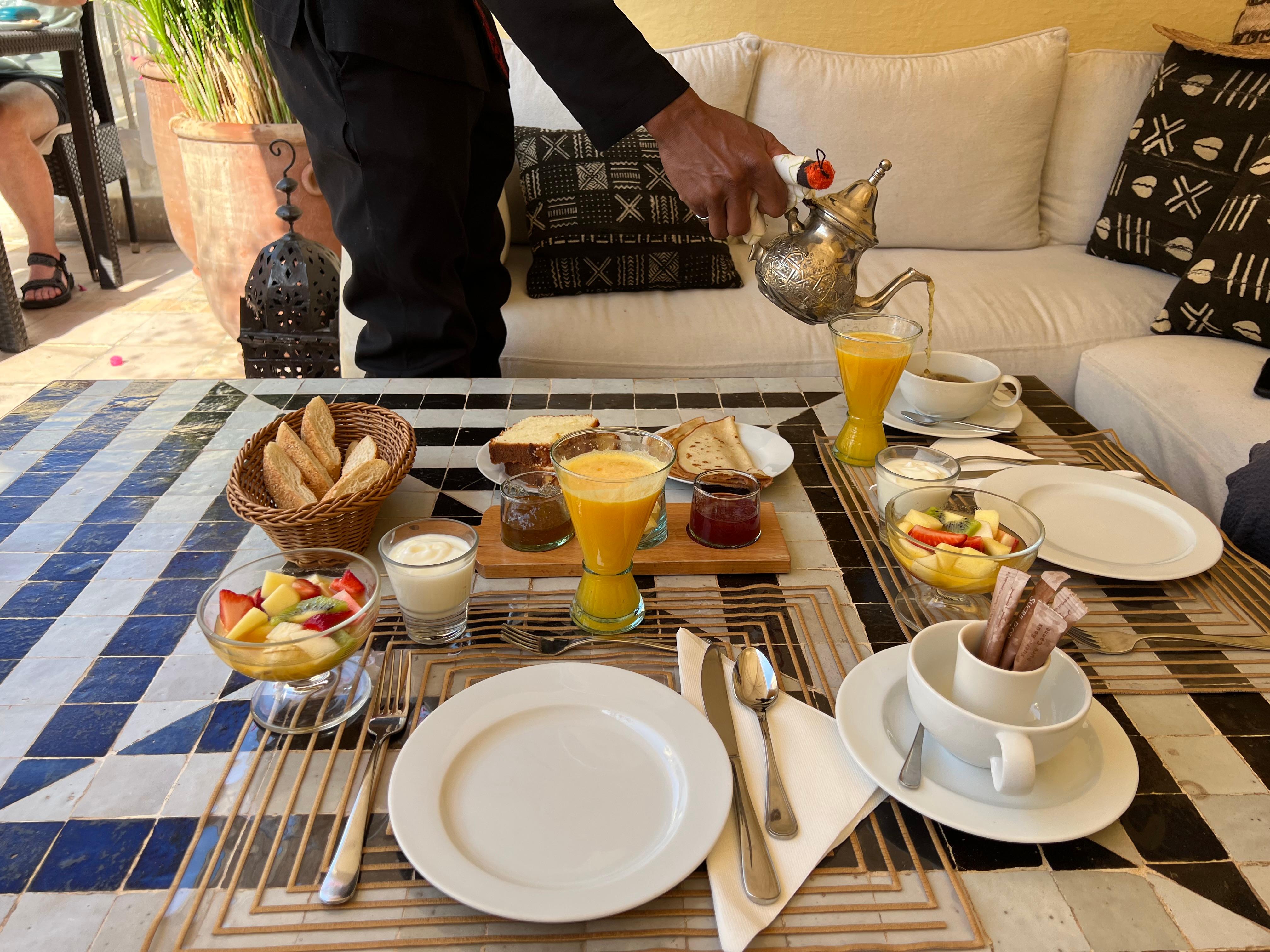 Breakfast at Riad Cocoon