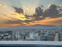 View from the rooftop terrace/bar