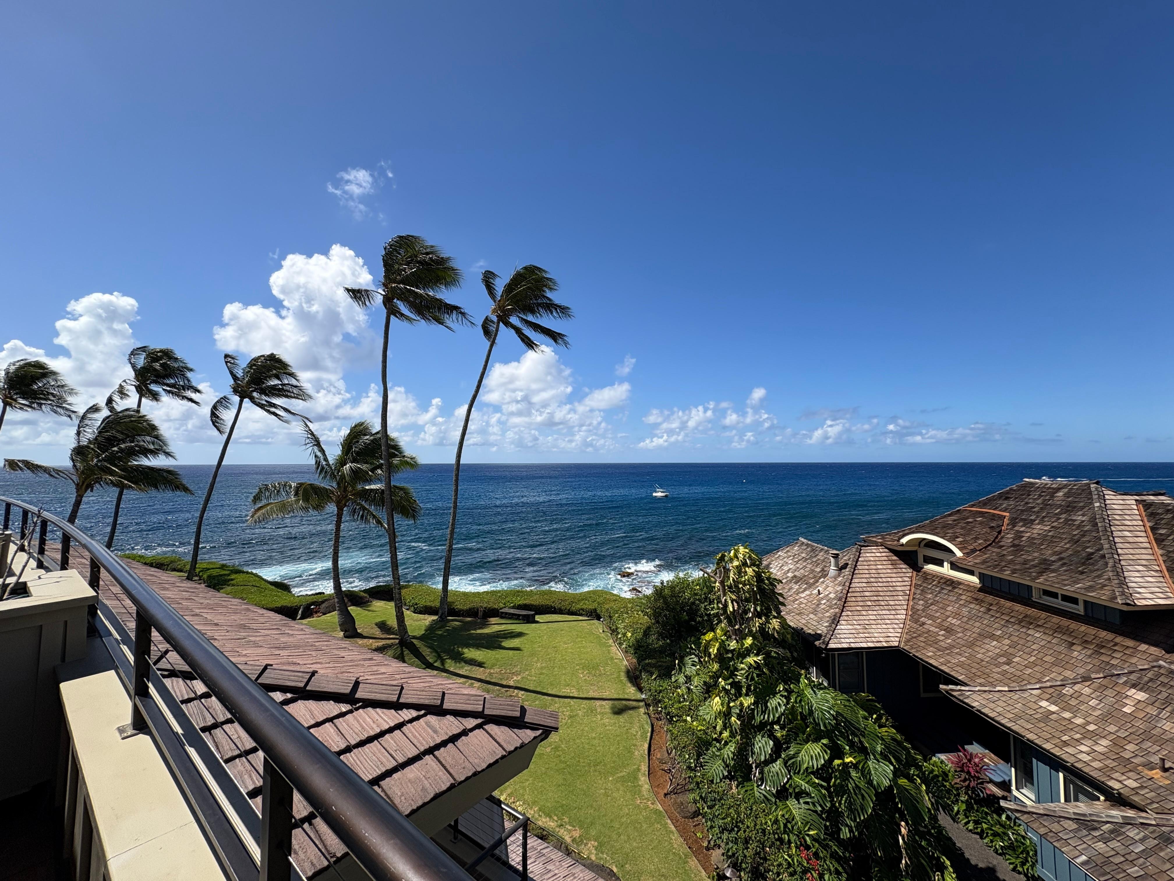 View from our balcony