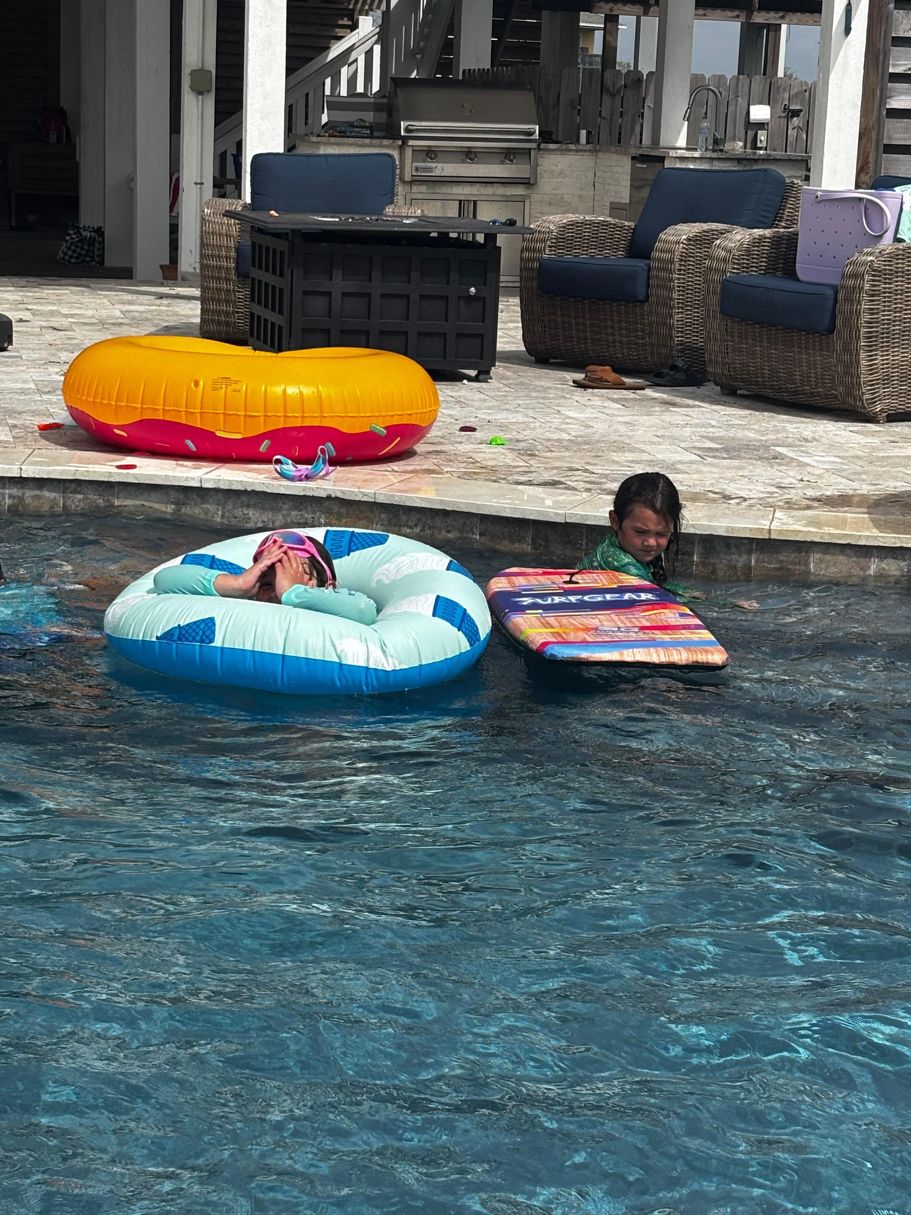 The outdoor area is great! We spent most of our time there.