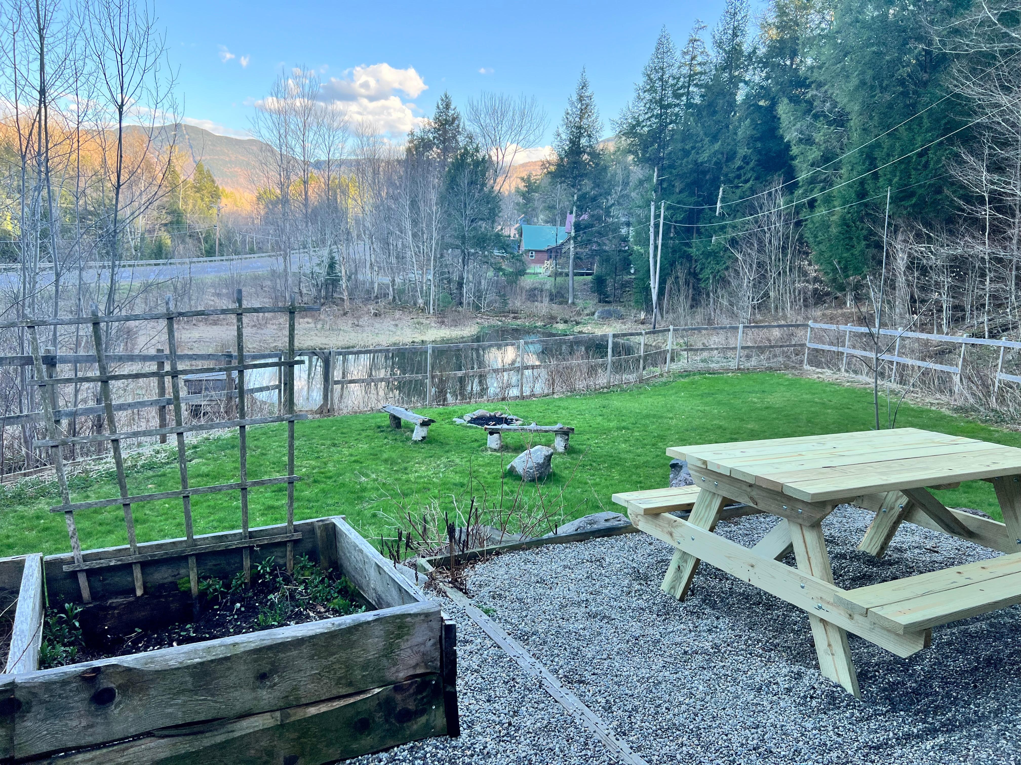 Front yard and beautiful view!