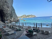 Private beach (via hotel lift)