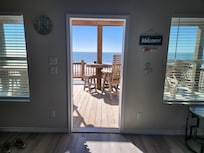 View from kitchen/living room