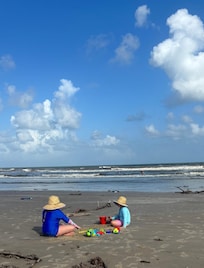 Grandchildren enjoying the beach!