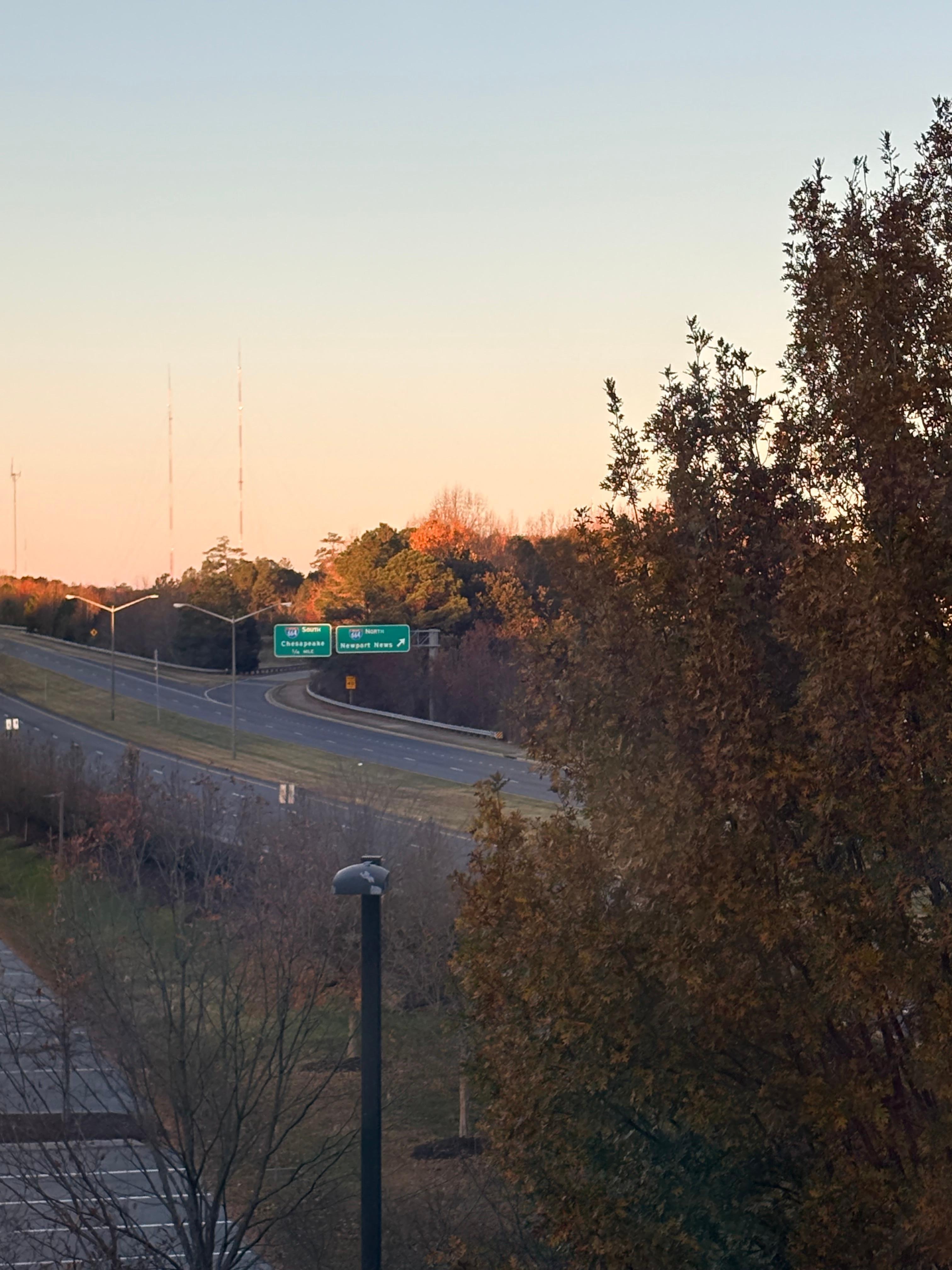 The view from our room in the morning. 