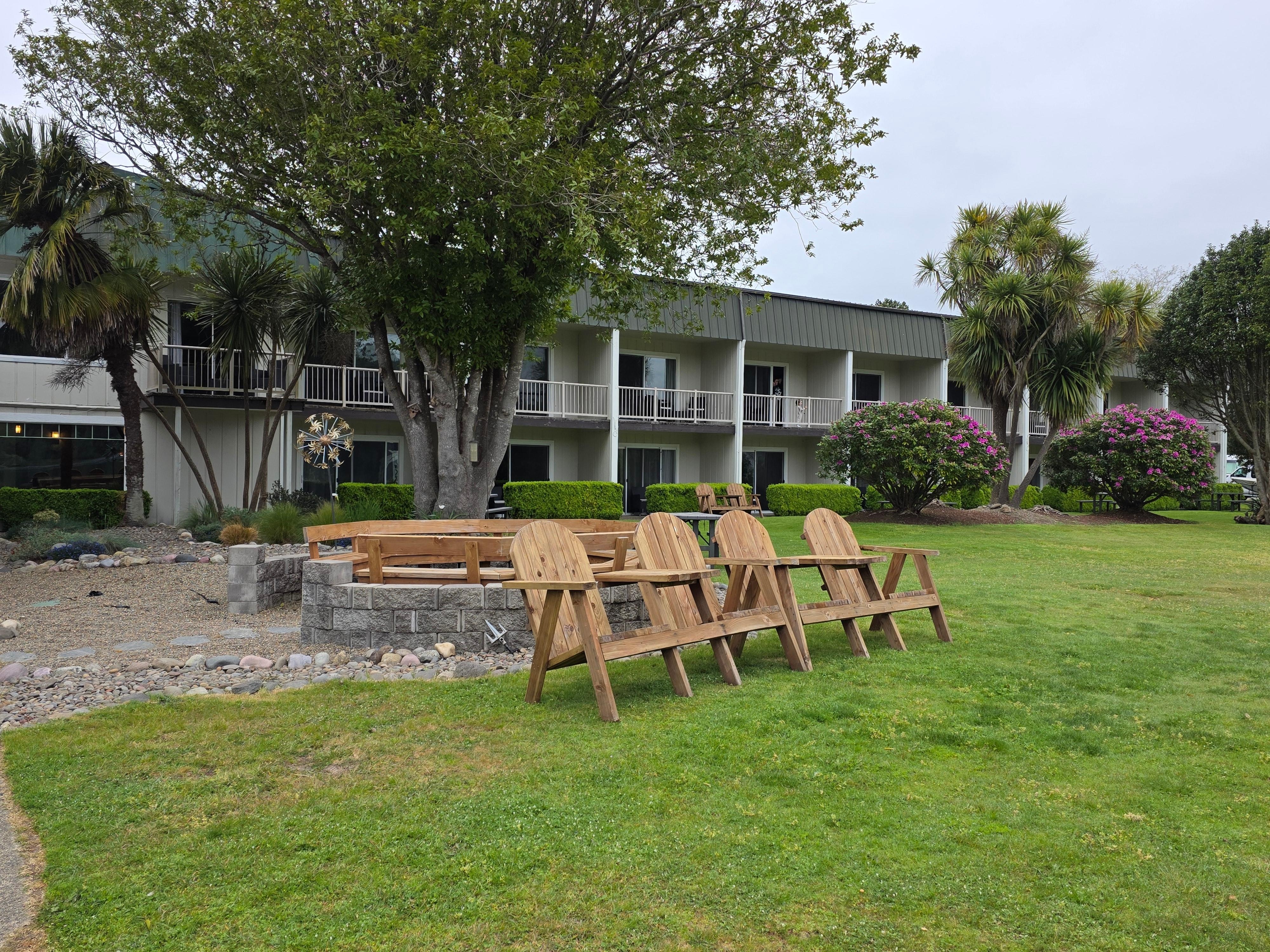 View from restaurant. 