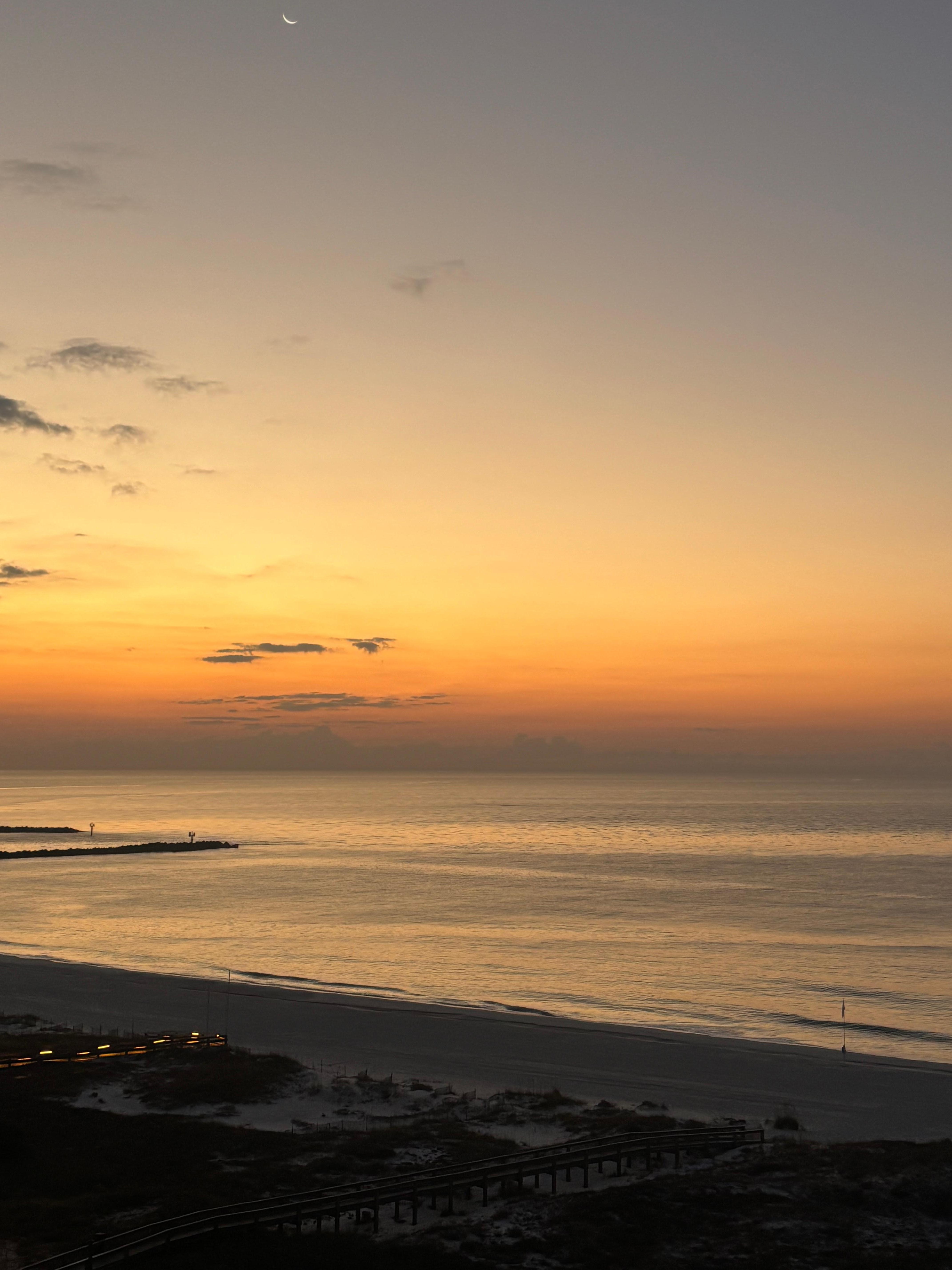 Sunrise from the balcony 