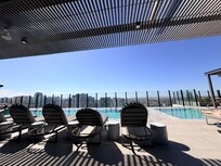 Rooftop pool and lounge
