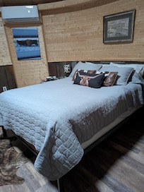 Comfortable space in the bedroom.