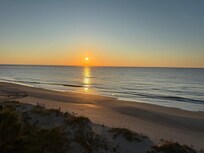Beach picture from the patio balcony