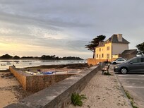 Am Hafen gegen über der Ile Callot