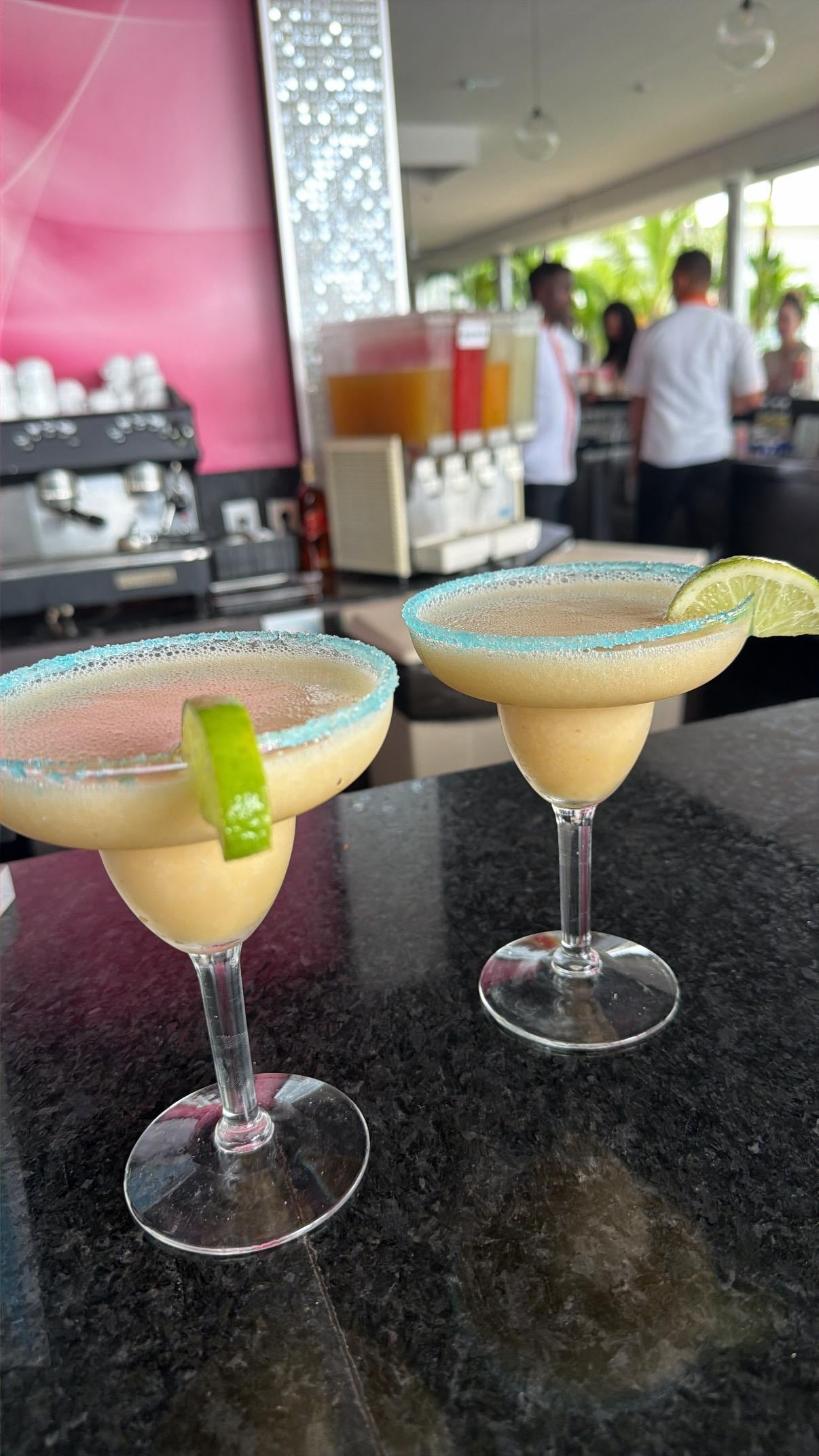 Mango banana martinis