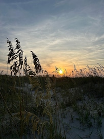 Beautiful sunrise on the beach