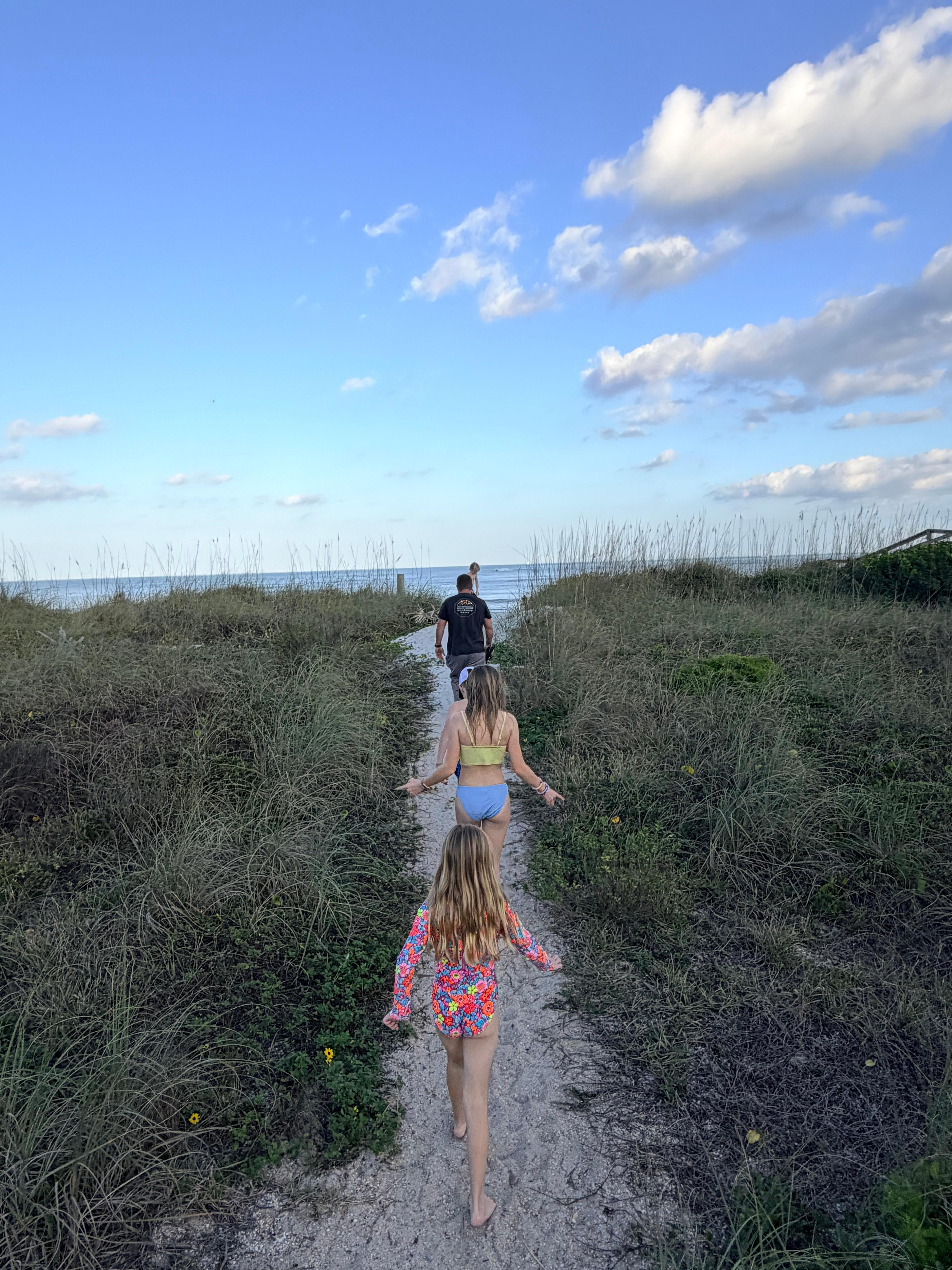 Headed to the beach.