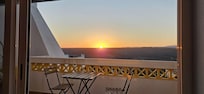 Sonnenaufgang vom Balkon aus.