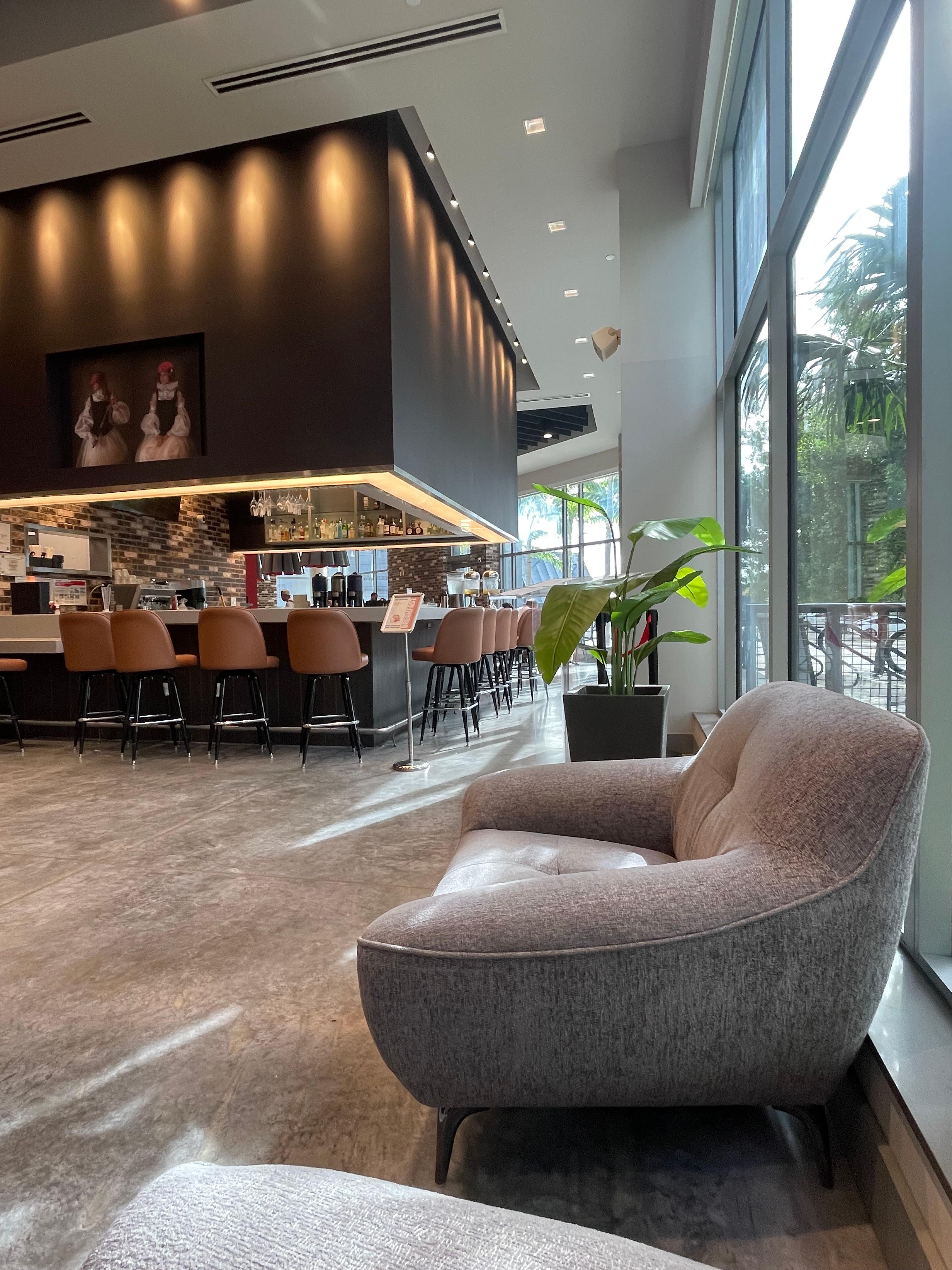 Bar, restaurant entrance 