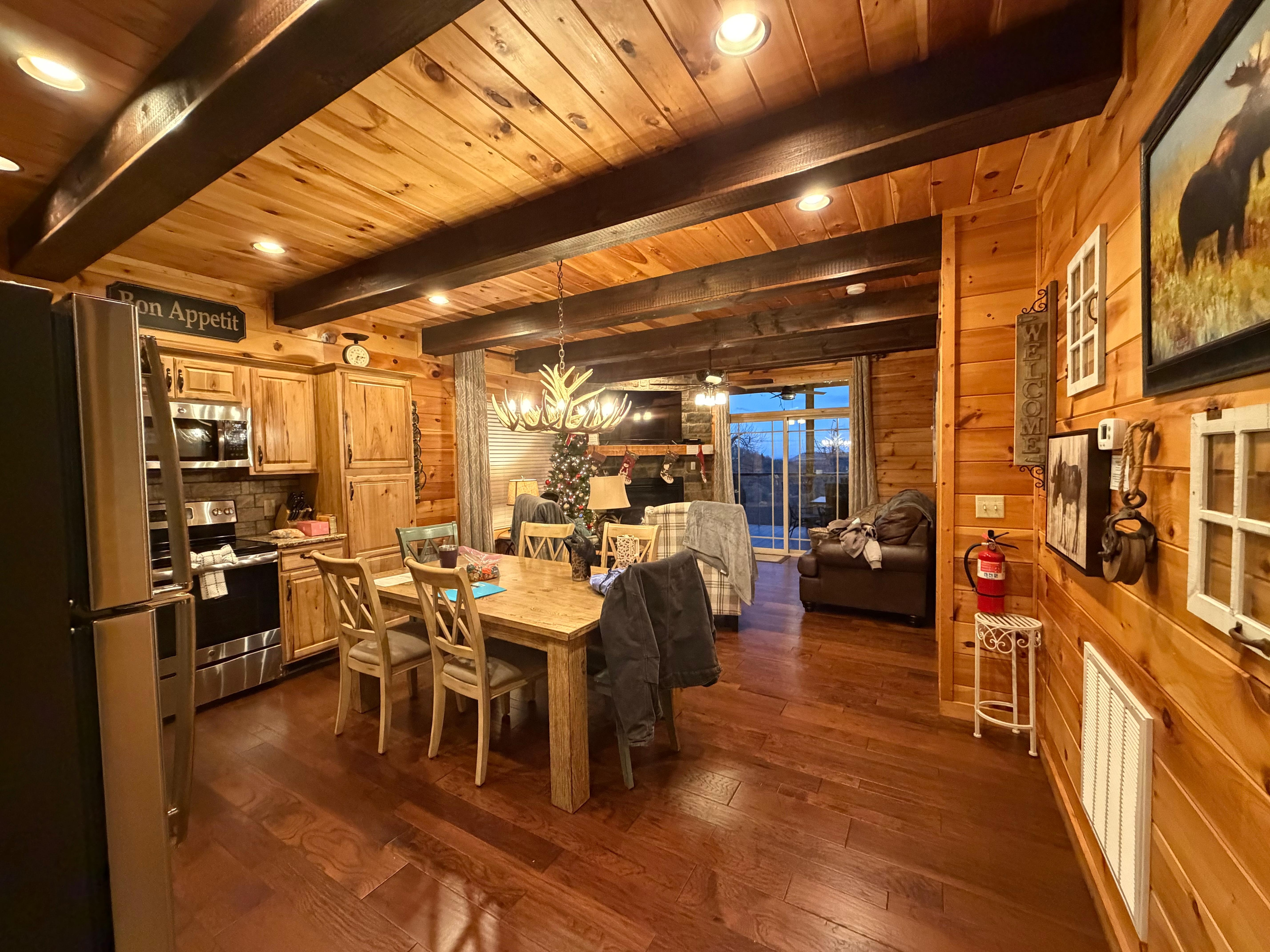 Kitchen and living area 