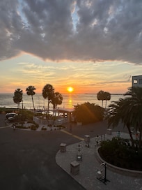 Sunset from the balcony