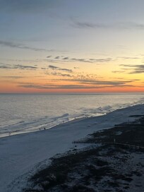 Sunset from the balcony