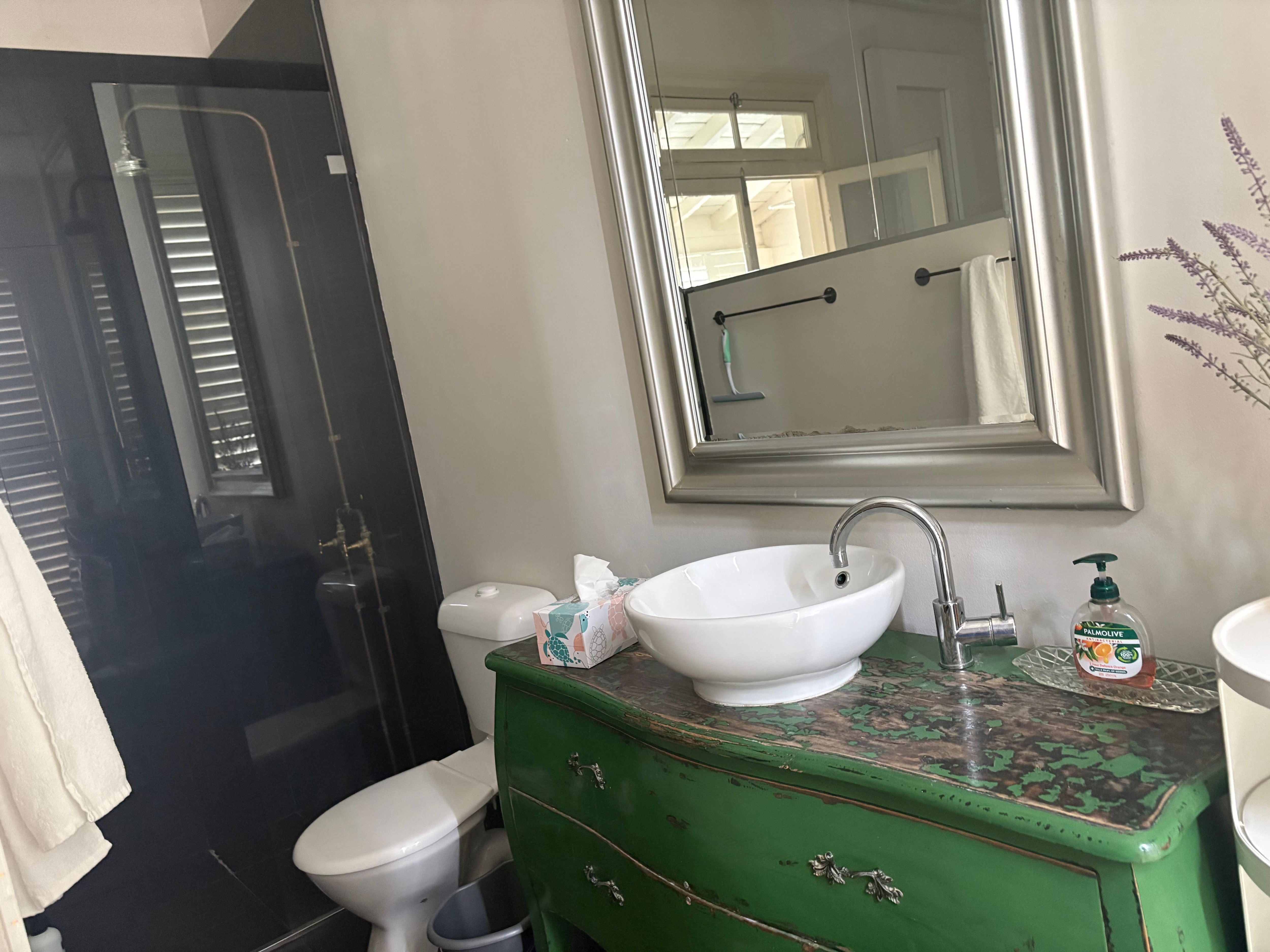 Bathroom off main bedroom (yes extra tall shower space)