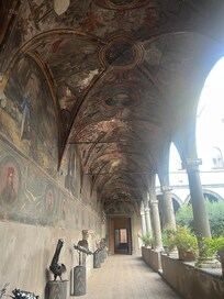 Around the internal courtyard