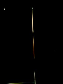 Gao in the door and able to see outside into the hallway