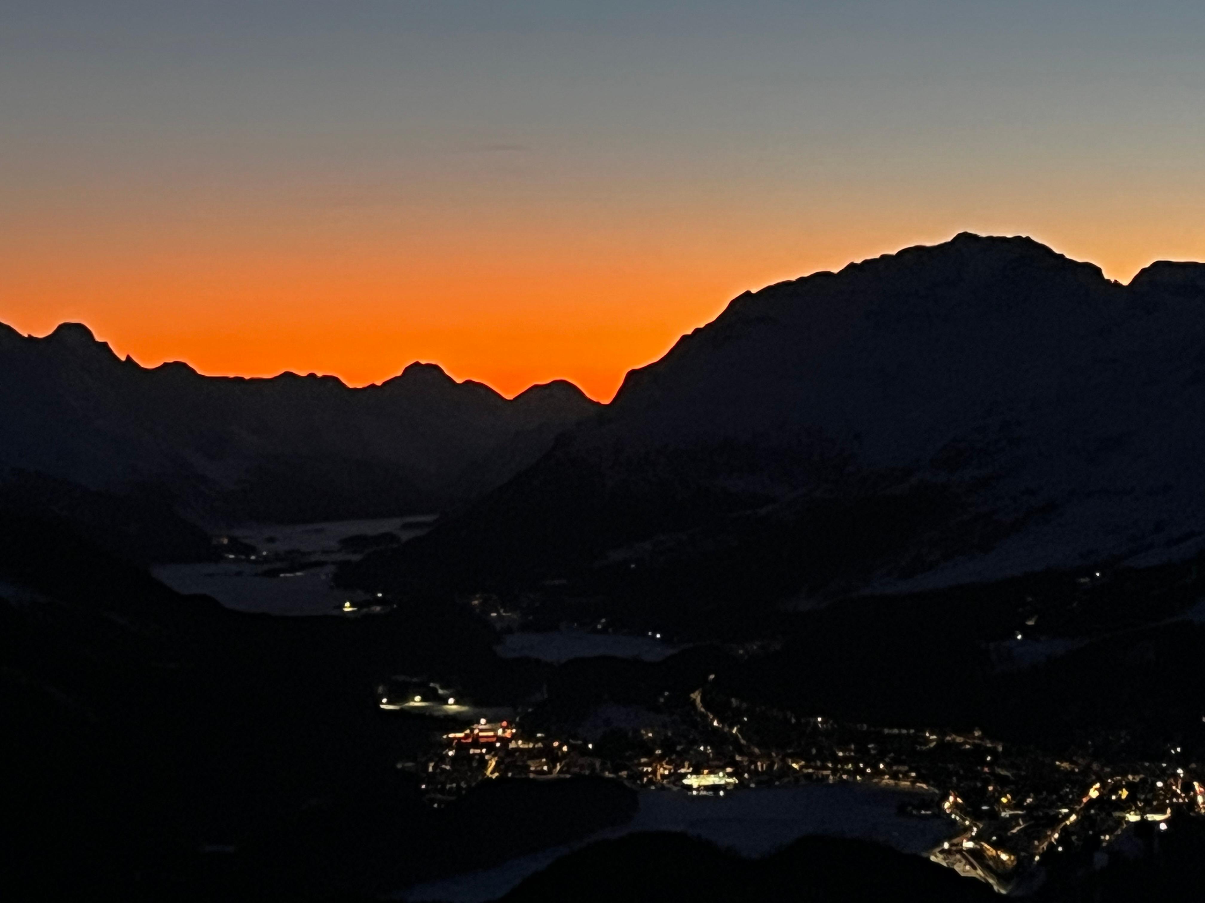 Abendstimmung von Muottas Muragl