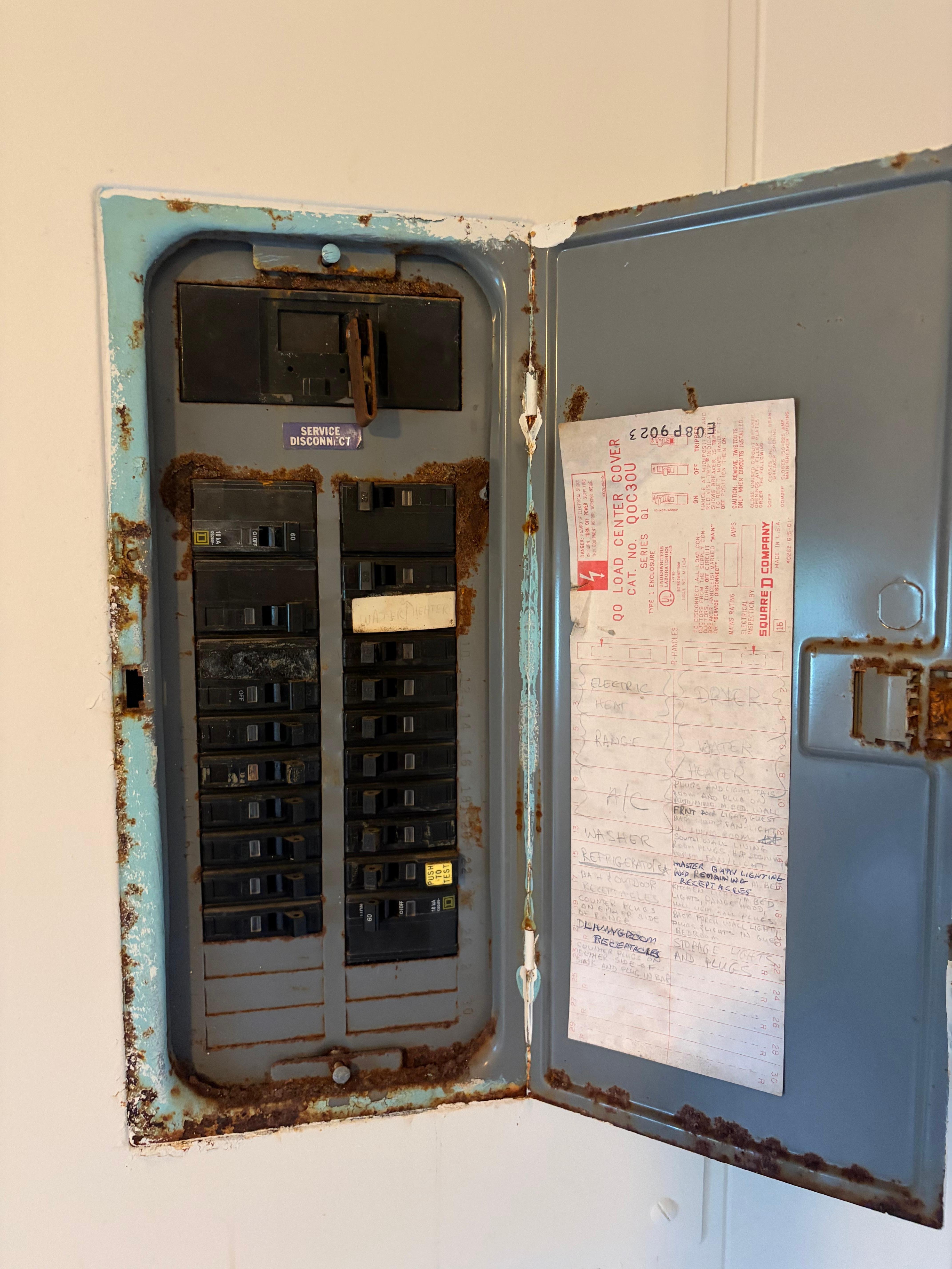 Electrical box needs attention