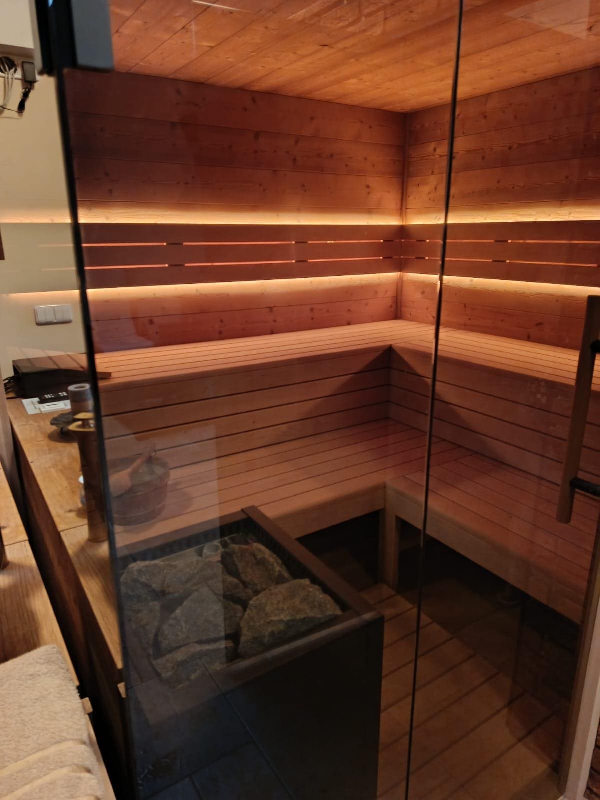 Sauna gegen Aufpreis 