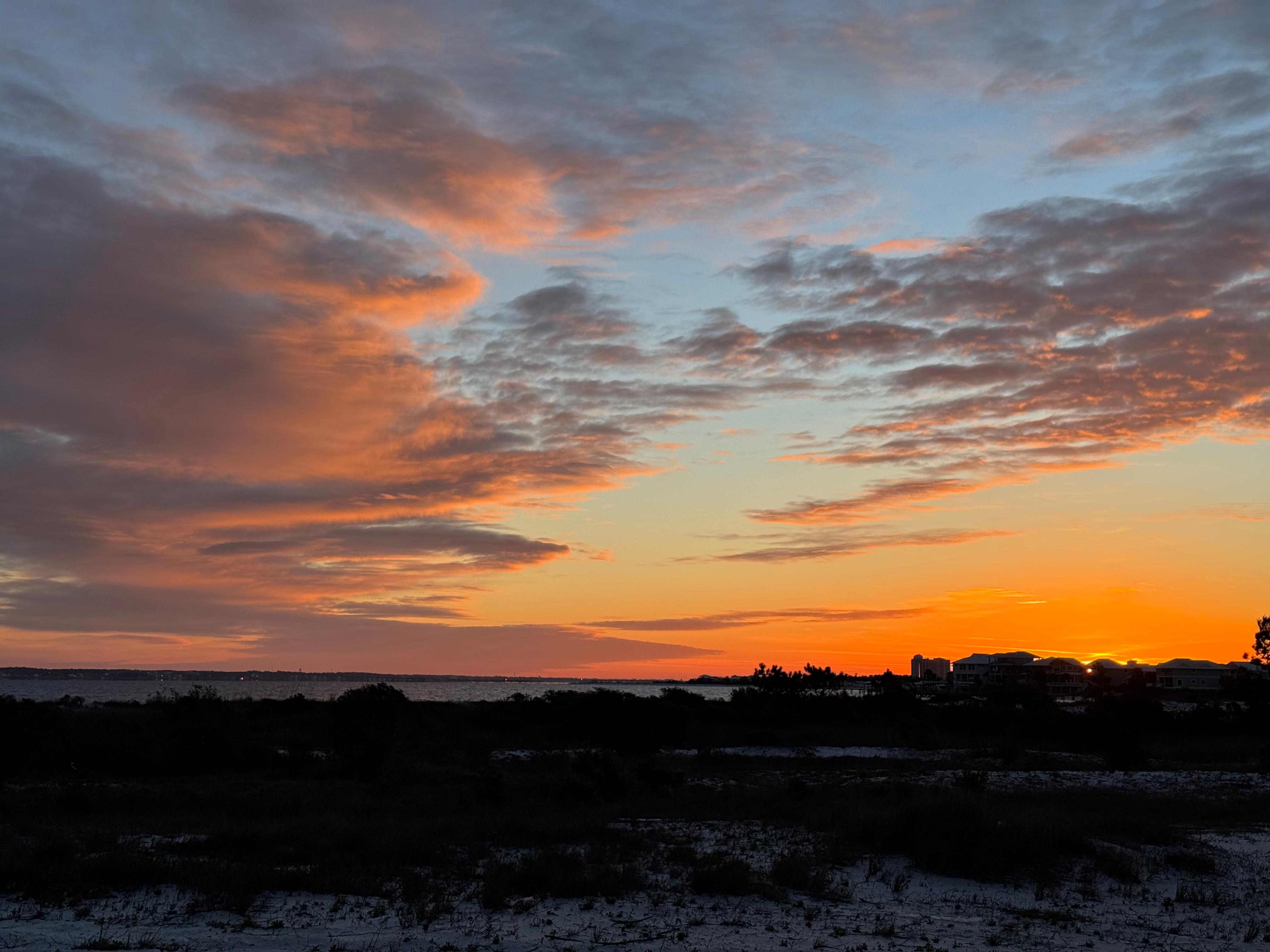 Sunrise our last day 