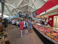 Andernos covered market - amazing for foodies!