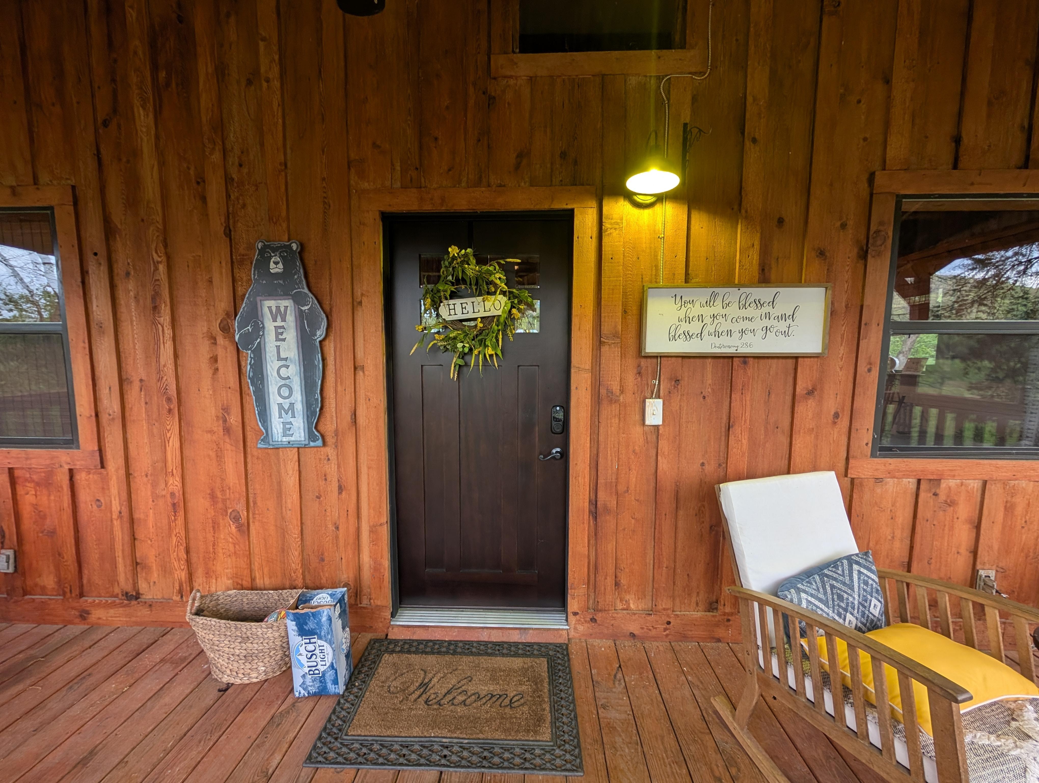 The front door that is very inviting!