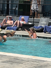 Love the pool and bar and the people