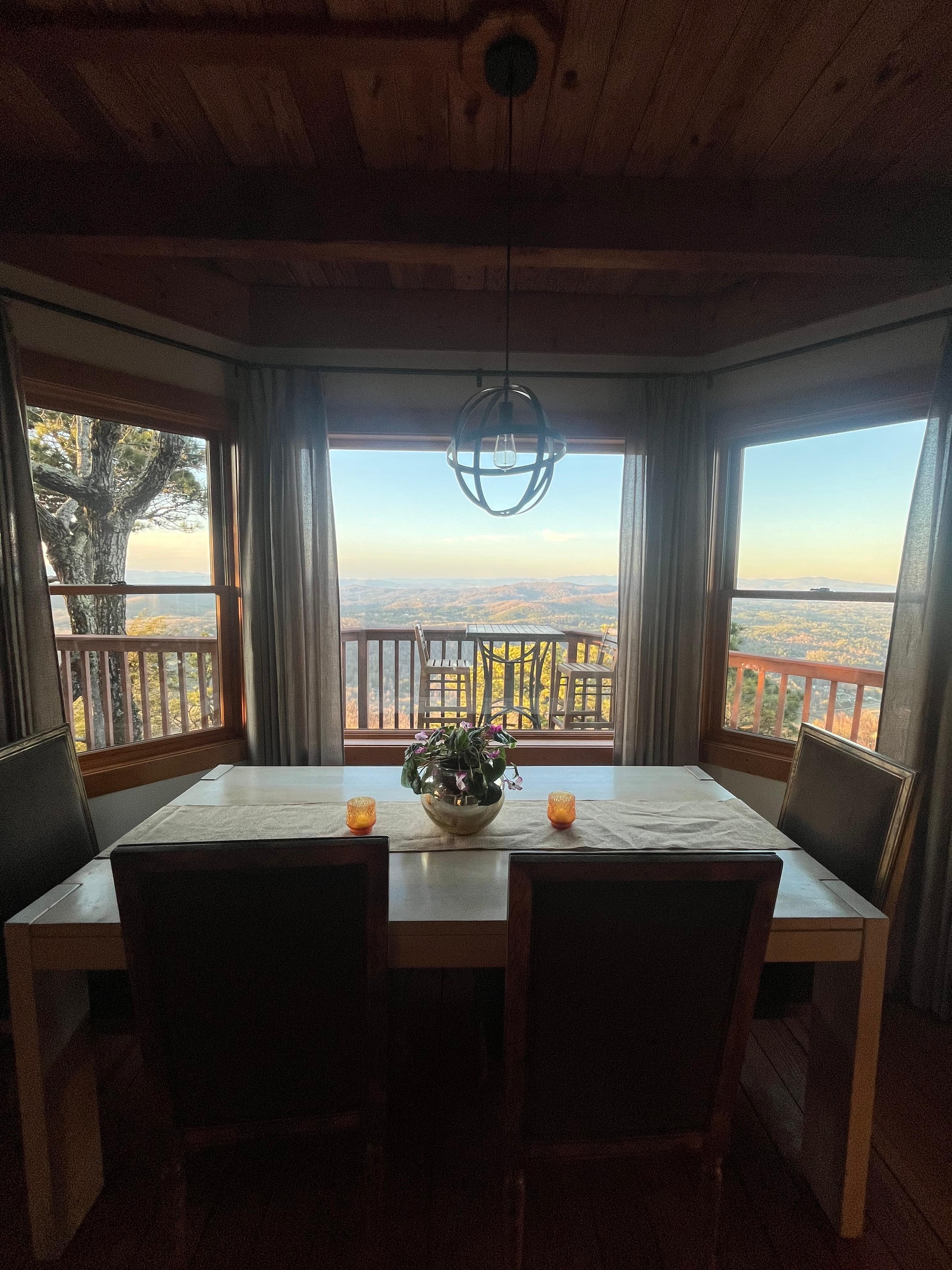 View from the kitchen table 